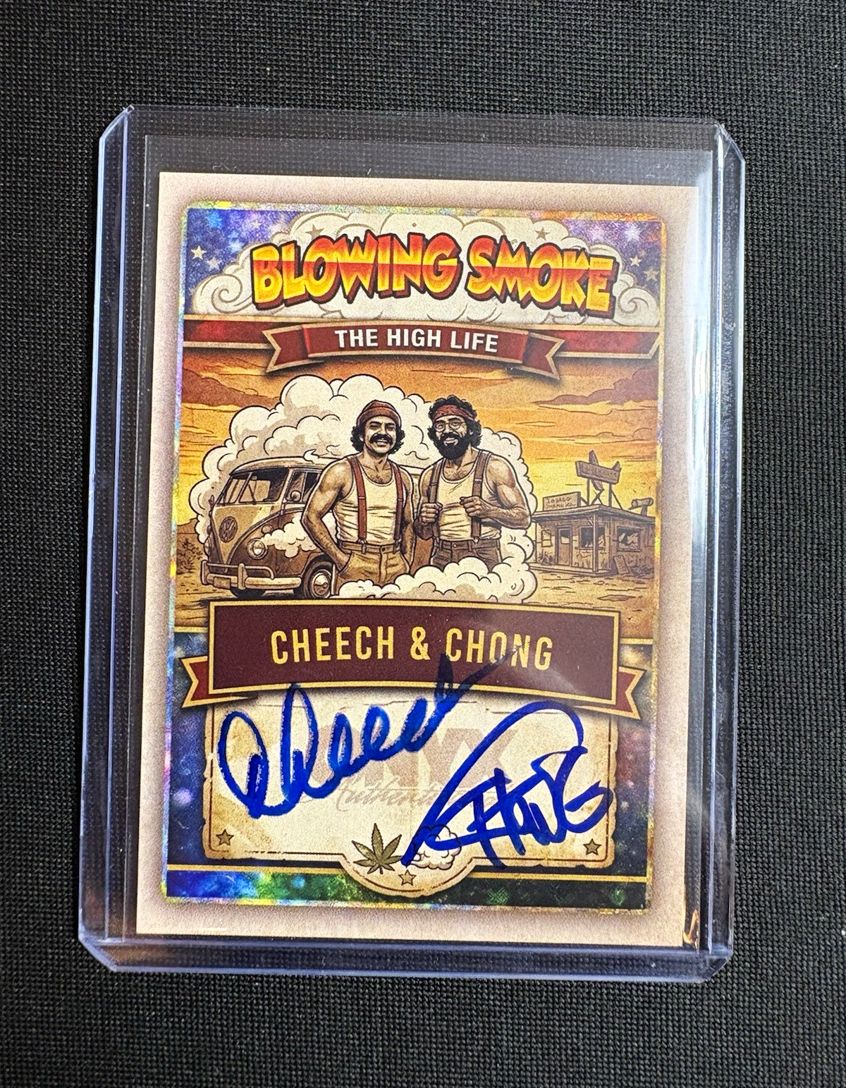 Onyx Authenticated 2026 Blowing Smoke High Life Cheech & Chong on card Auto