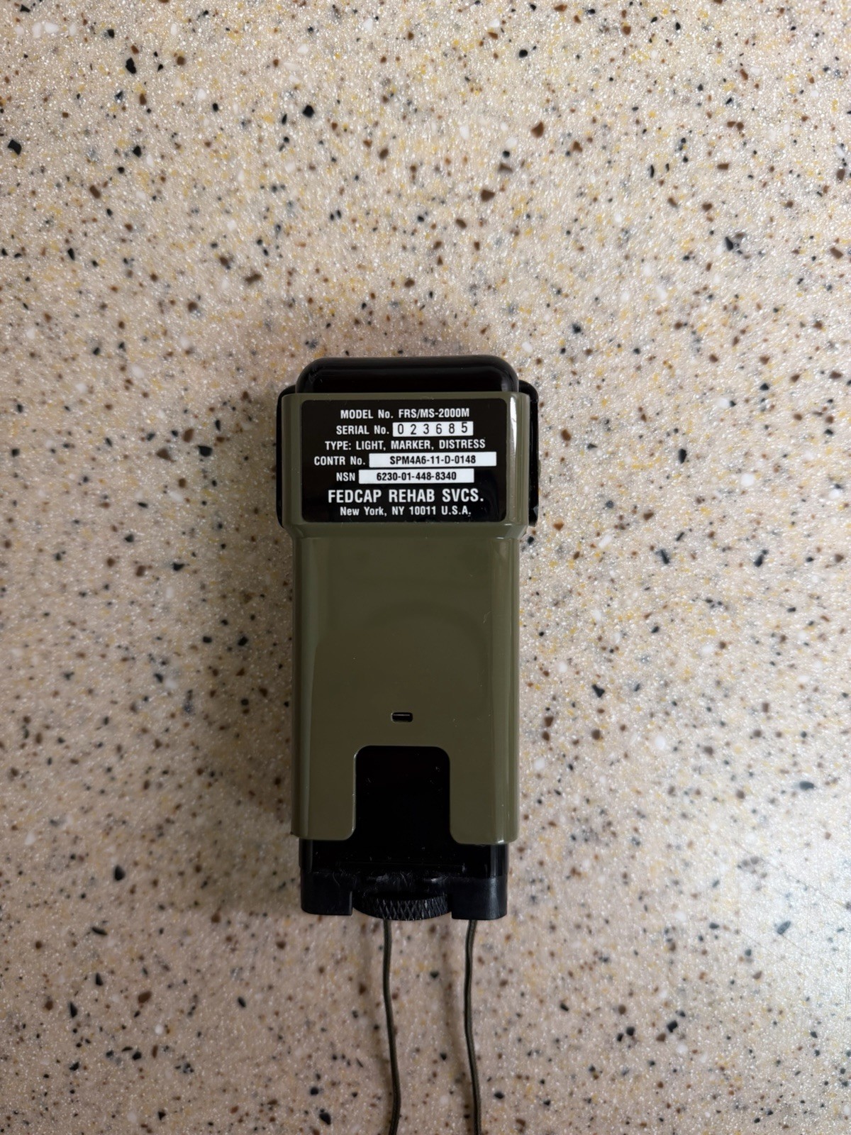 FRS/MS-2000M , Light, Marker, Distress, NSN 6230-01-448-8340