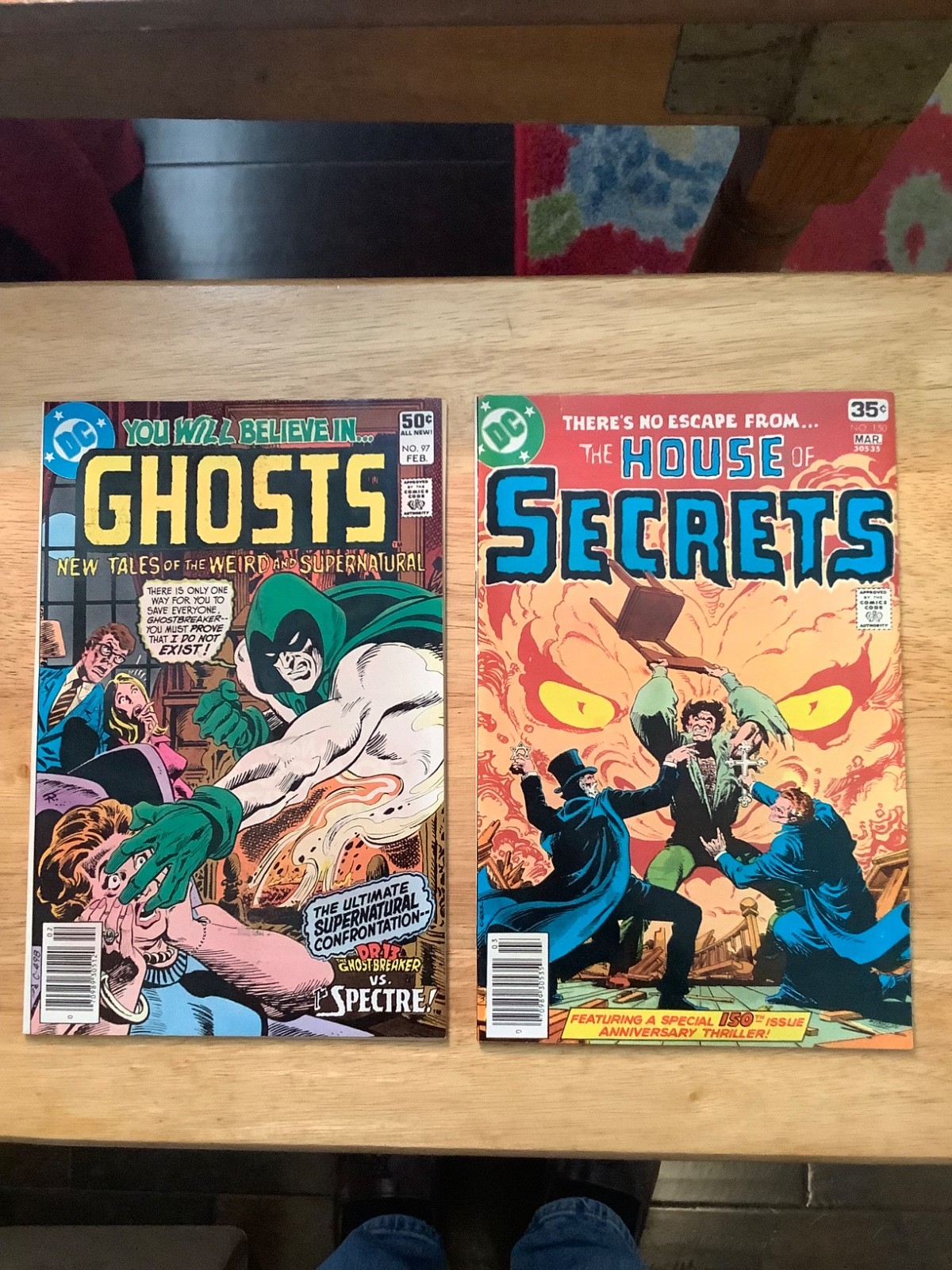 DC Bronze Age Horror 2-Comic Lot: Ghosts #97 Spectre + House of Secrets #150