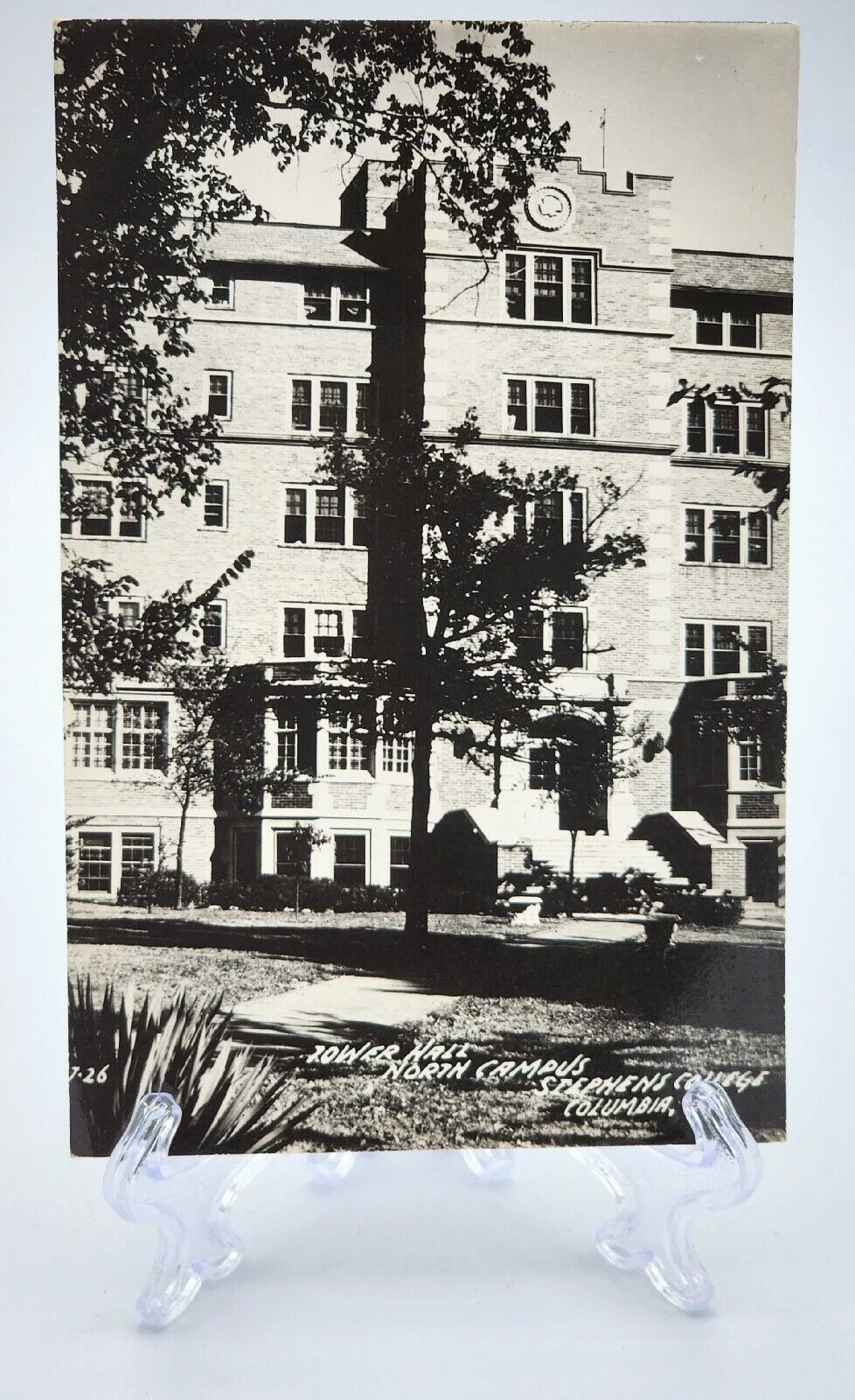 RPPC Postcard~ North Campus~ Tower Hall~ Stephens College~ Columbia, Missouri