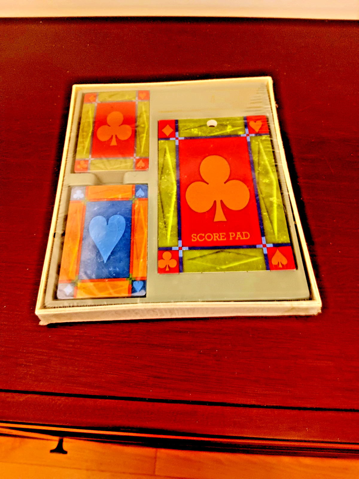 Congress Designer Series Playing Cards Two Decks & Score Pad NEW Sealed