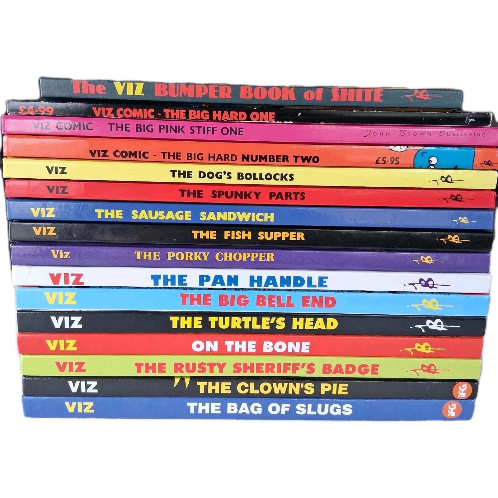 Vintage VIZ Graphic Adult Comic Book- LOT of 16 Most R' 1st Printing HC Funny 😁