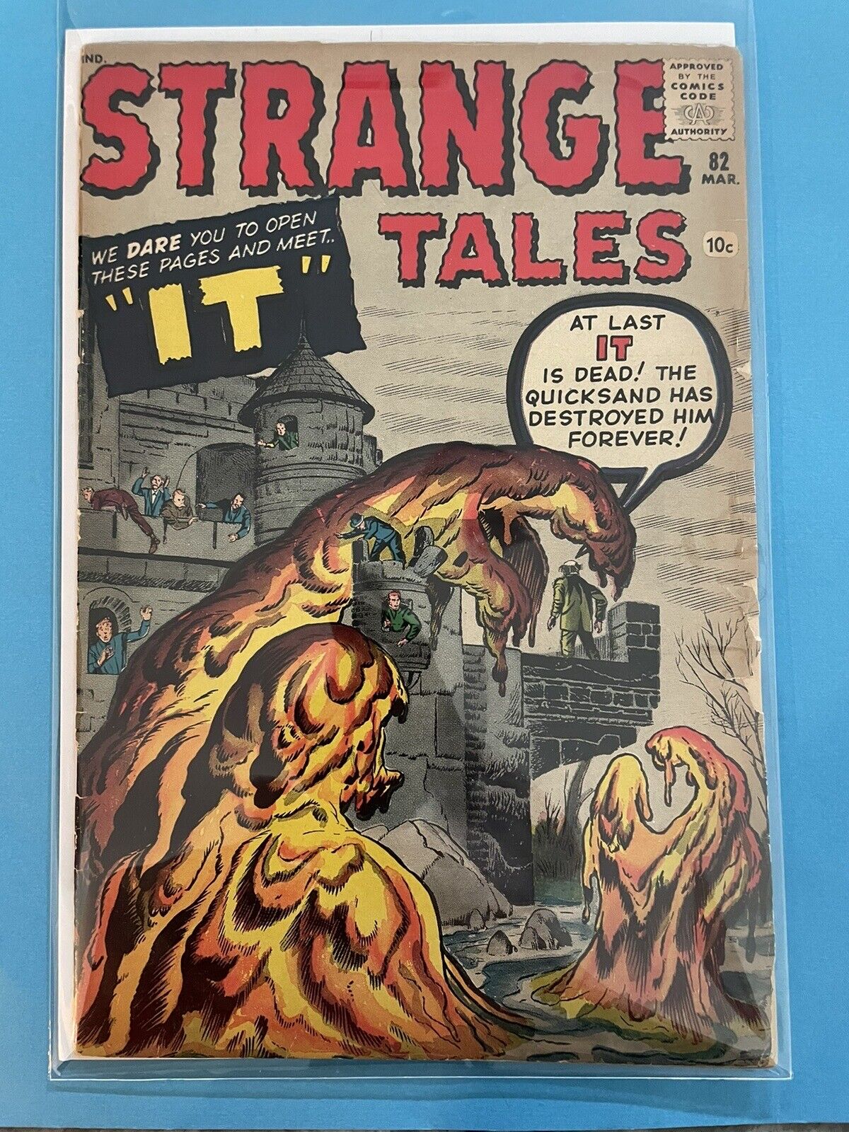 Strange Tales #82 Comic Marvel 1961 The Thing Called It Jack Kirby Steve Ditko