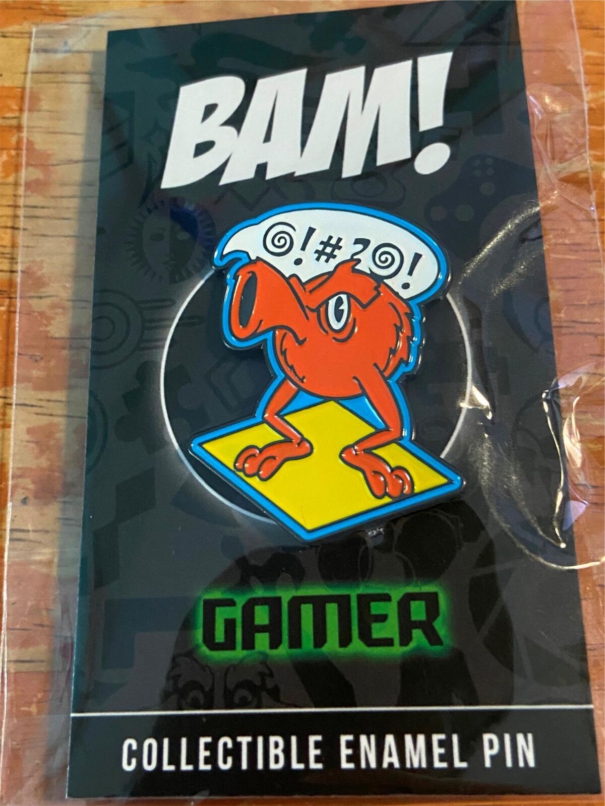 Q*bert Qbert by Tom Ryan Bam Gamer Box Enamel Pin LE Collectible Common New