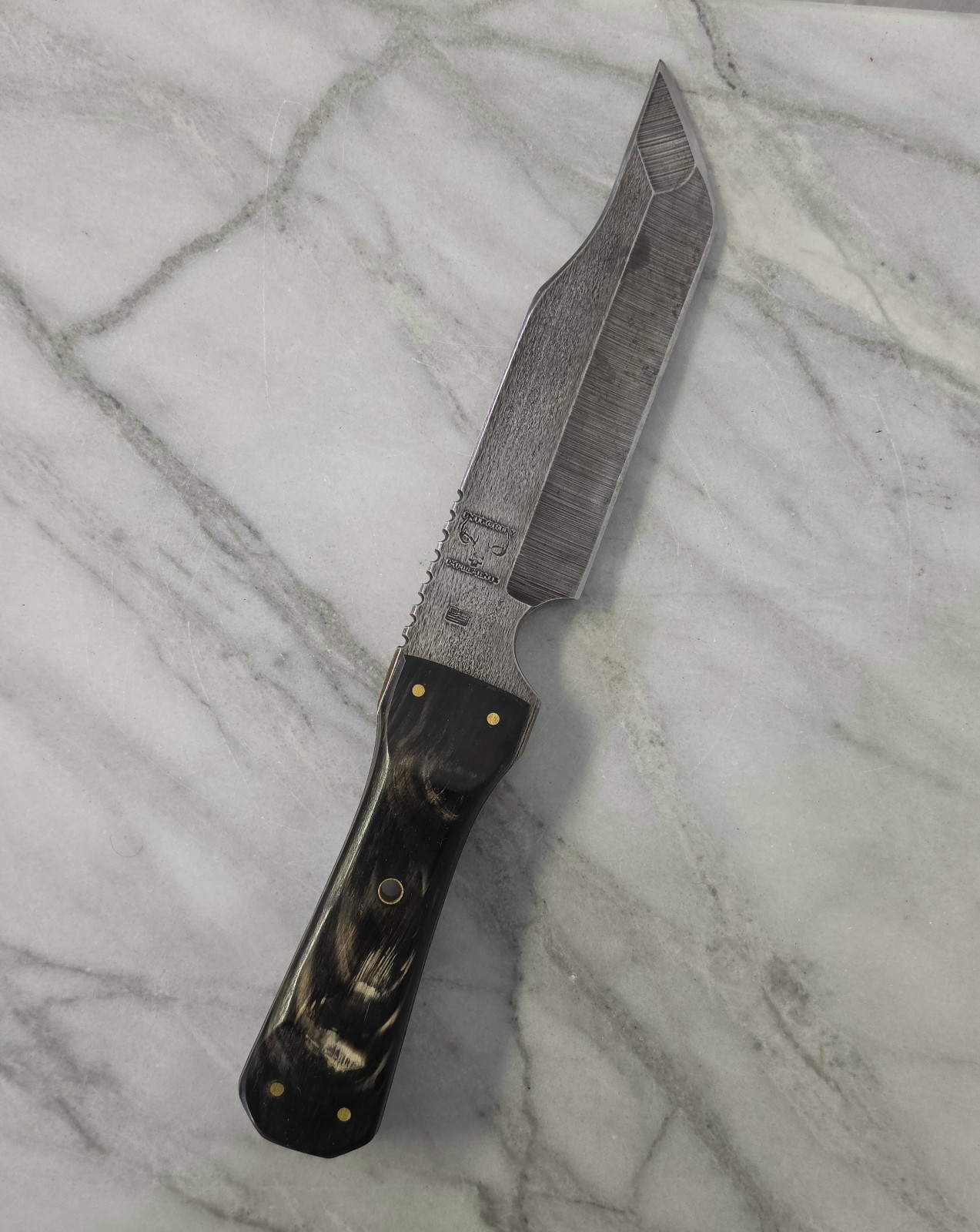 Integrity Implements Bowie Knife Custom Steam Punk / Futuristic Full Tang