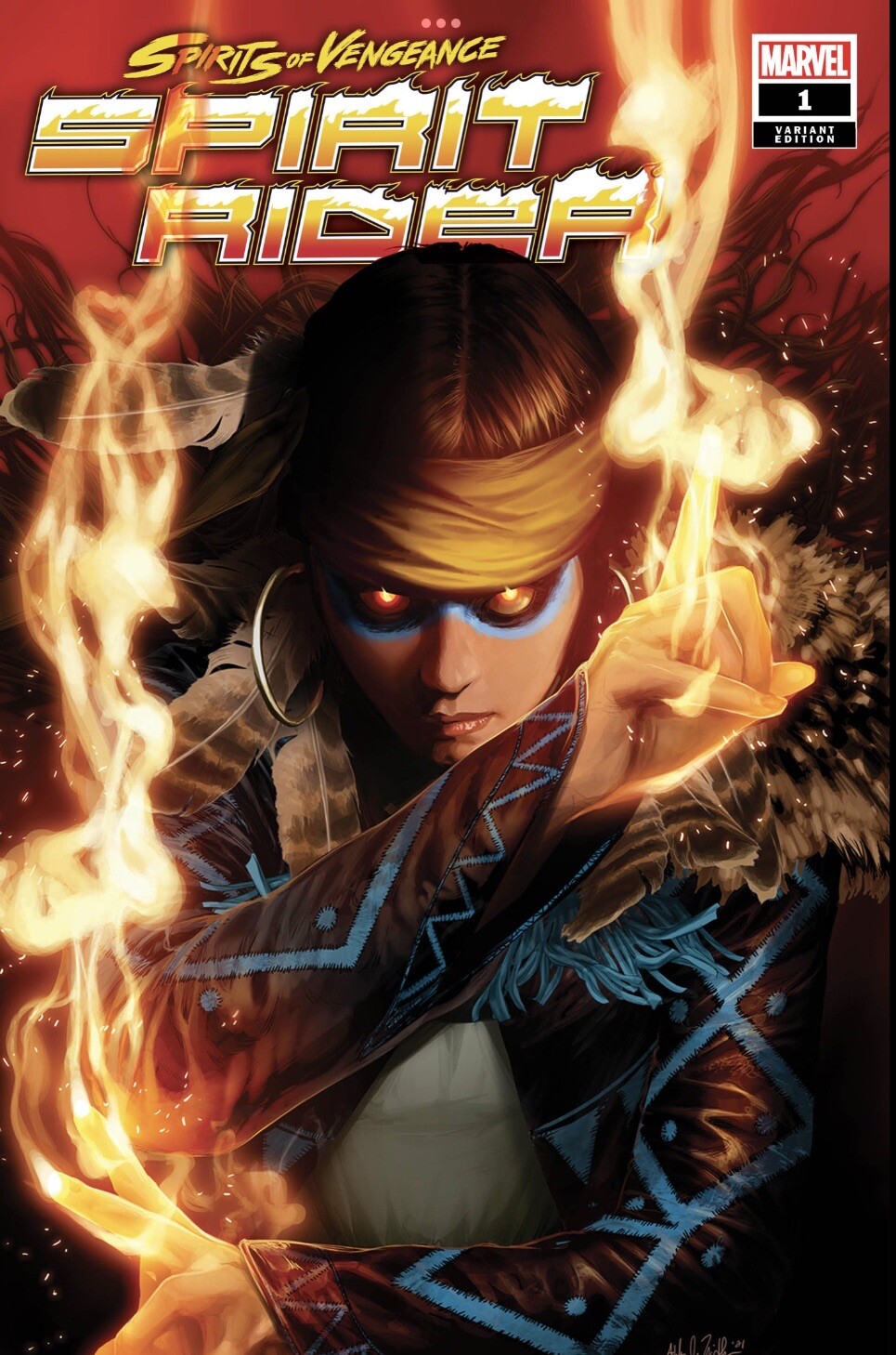 SPIRIT RIDER SPIRITS OF VENGEANCE #1 RANDOM STACKS EXCLUSIVE TRADE DRESS NM 2021