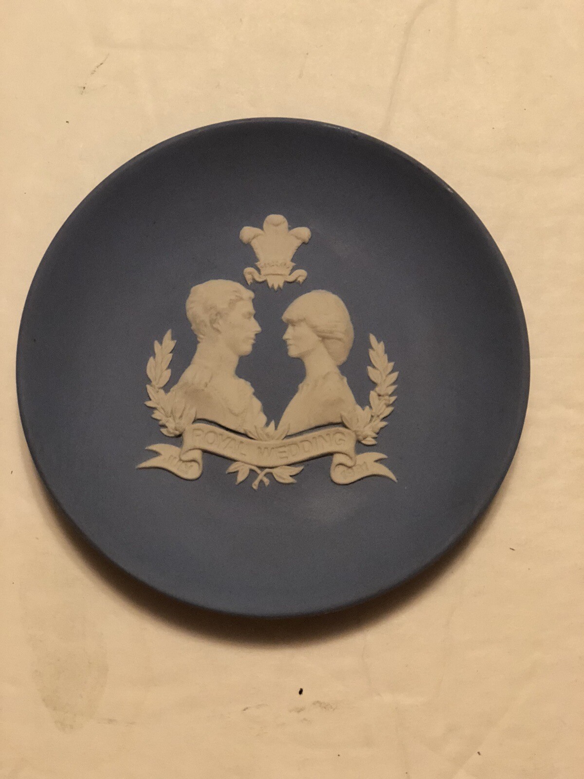 Wedgwood Plate Royal Wedding Charles & Diana 4.25\'\' Plate July 1981 -Good Photos