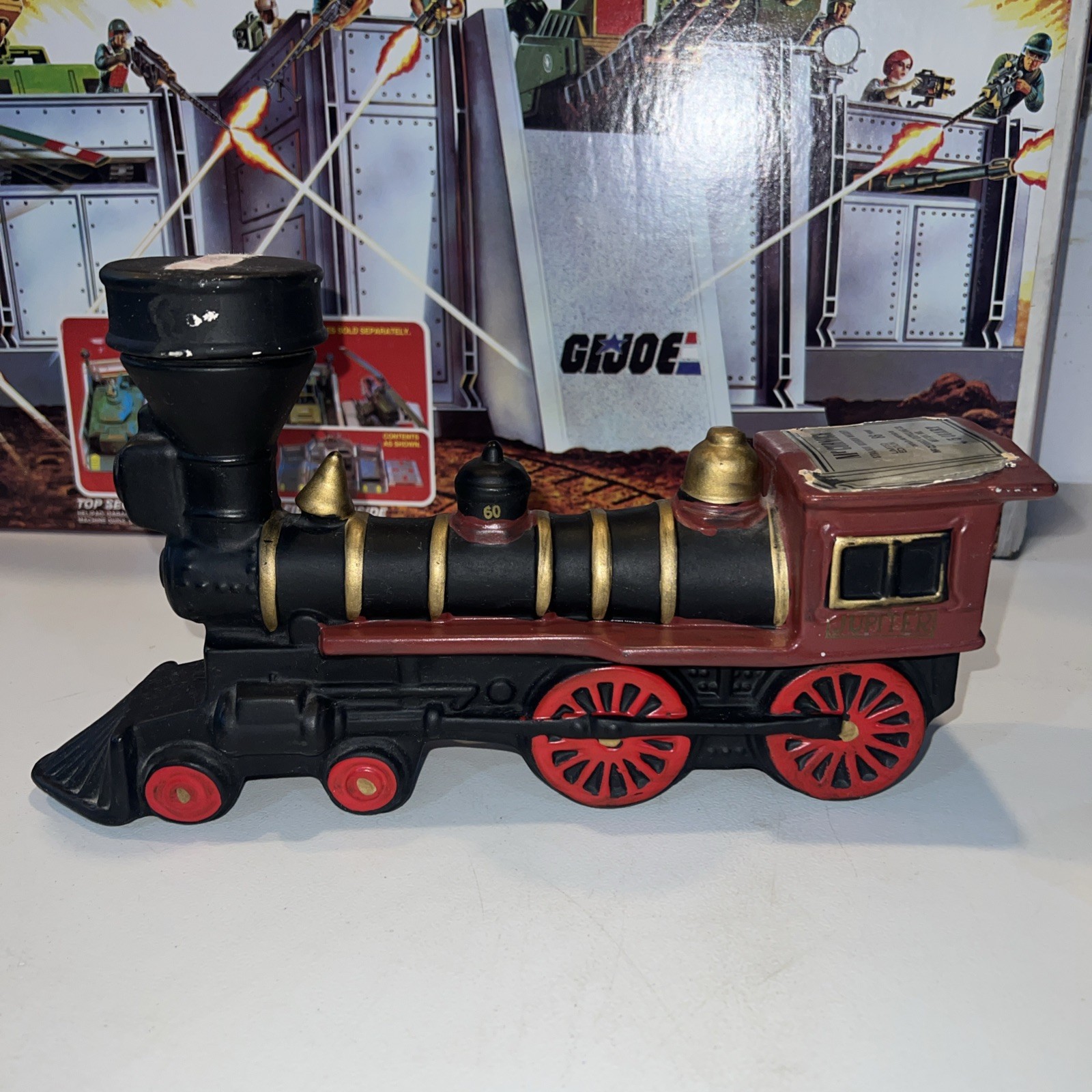 VTG. 1969 COMMEMORATIVE EDITION TRAIN DECANTER FOR MCCORMICK BY HARNESS NO. 203