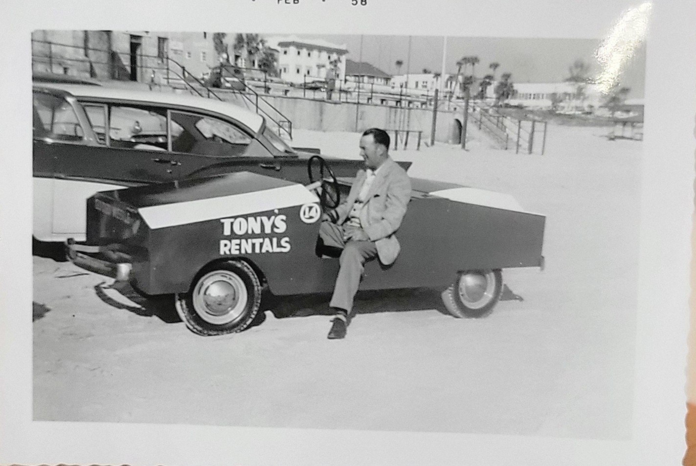 Vintage 1960 Photo Brass Era Ford Model T Runabout Roadster Antique Car Show