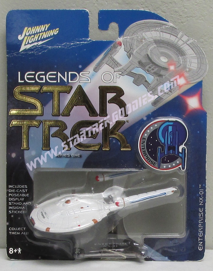 RARE Star Trek: Enterprise WHITE LIGHTNING NX-01 - Johnny Lightning Series One