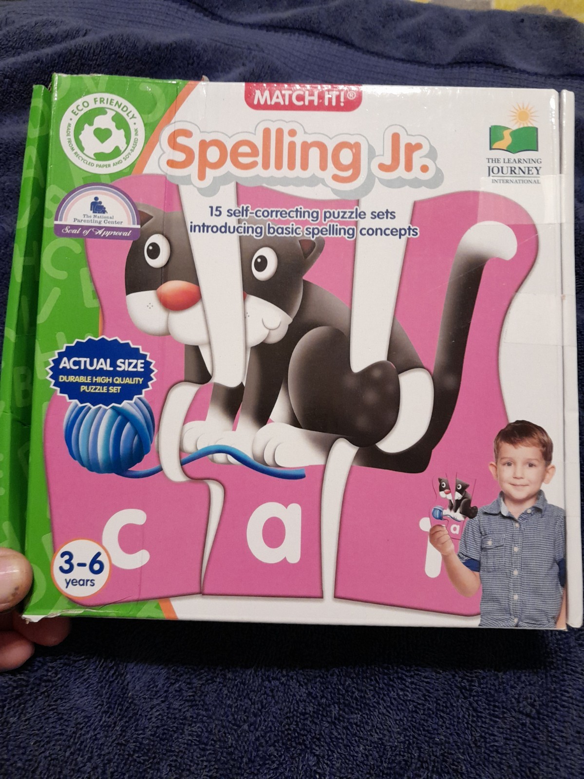The Learning Journey International Match It - Spelling Jr. Board Game