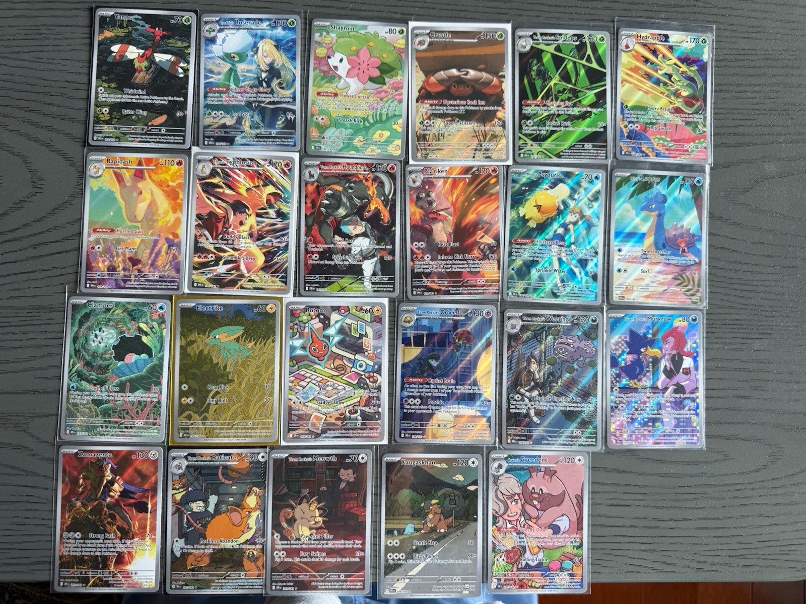 Pokemon Destined Rivals Illustration Rare Complete Set 23 Cards- Psyduck 193 Pokemon Destined Rivals Illustration Rare Complete Set 23 Cards- Psyduck 193