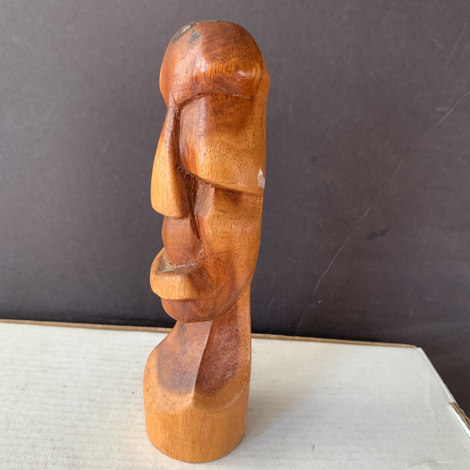 Vintage Hand Carved Wooden African Congo Yaka Tribal Figurine f