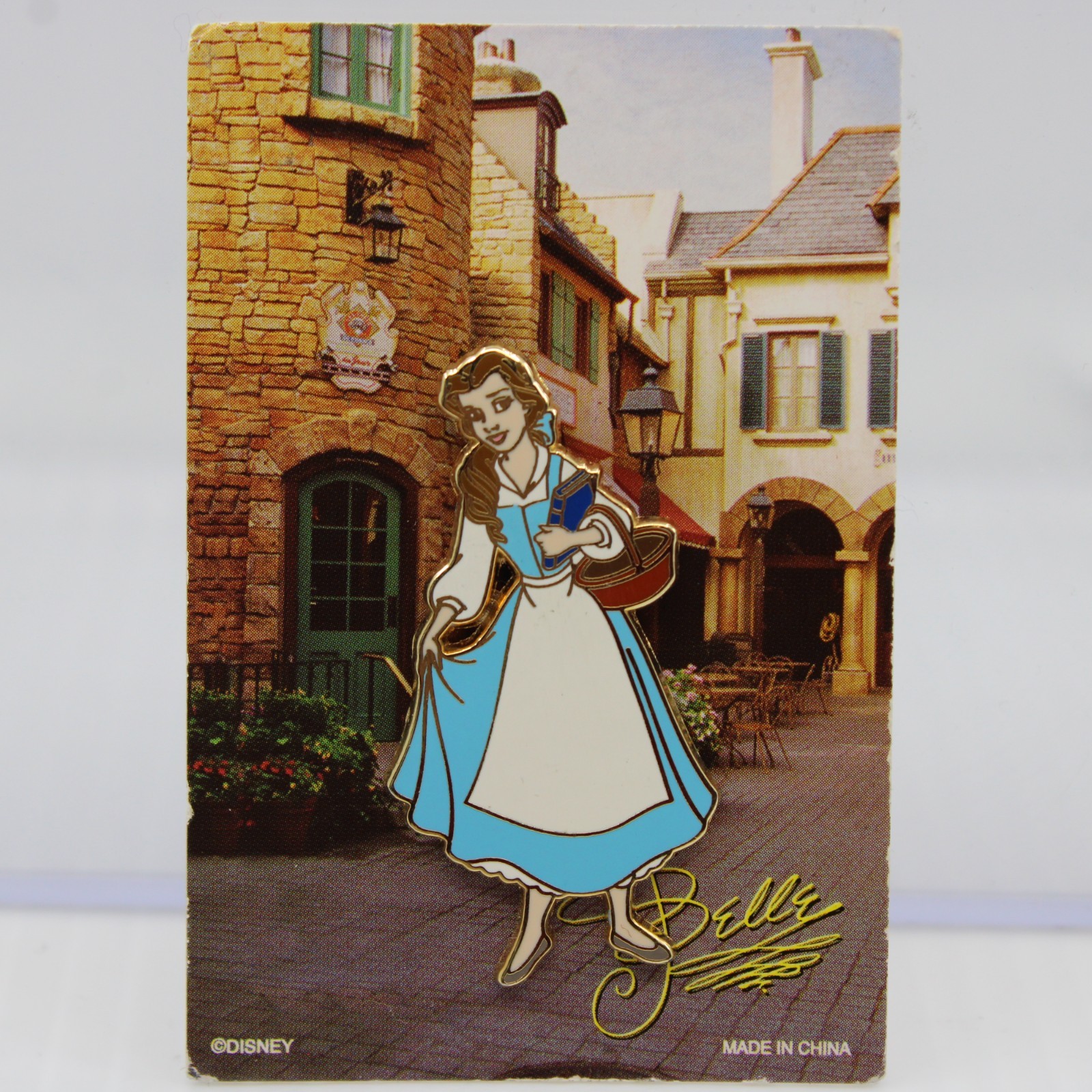 A5 Disney Parks WDW Character Card Collection Series Pin Belle Beauty Beast A5 Disney Parks WDW Character Card Collection Series Pin Belle Beauty Beast