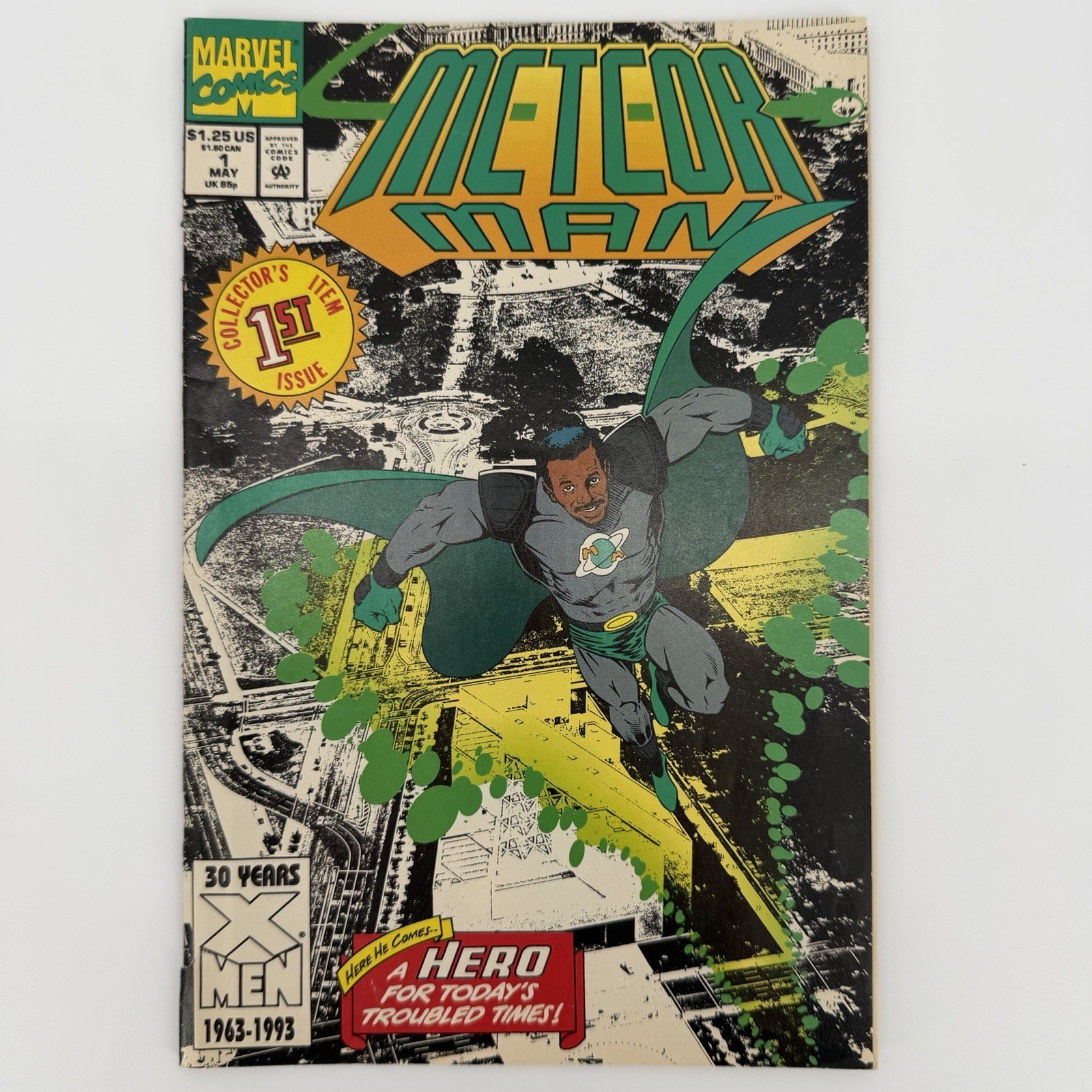 The Meteor Man #1 Marvel Comics 1993 1st Appearance Robert Townsend Movie Tie-In