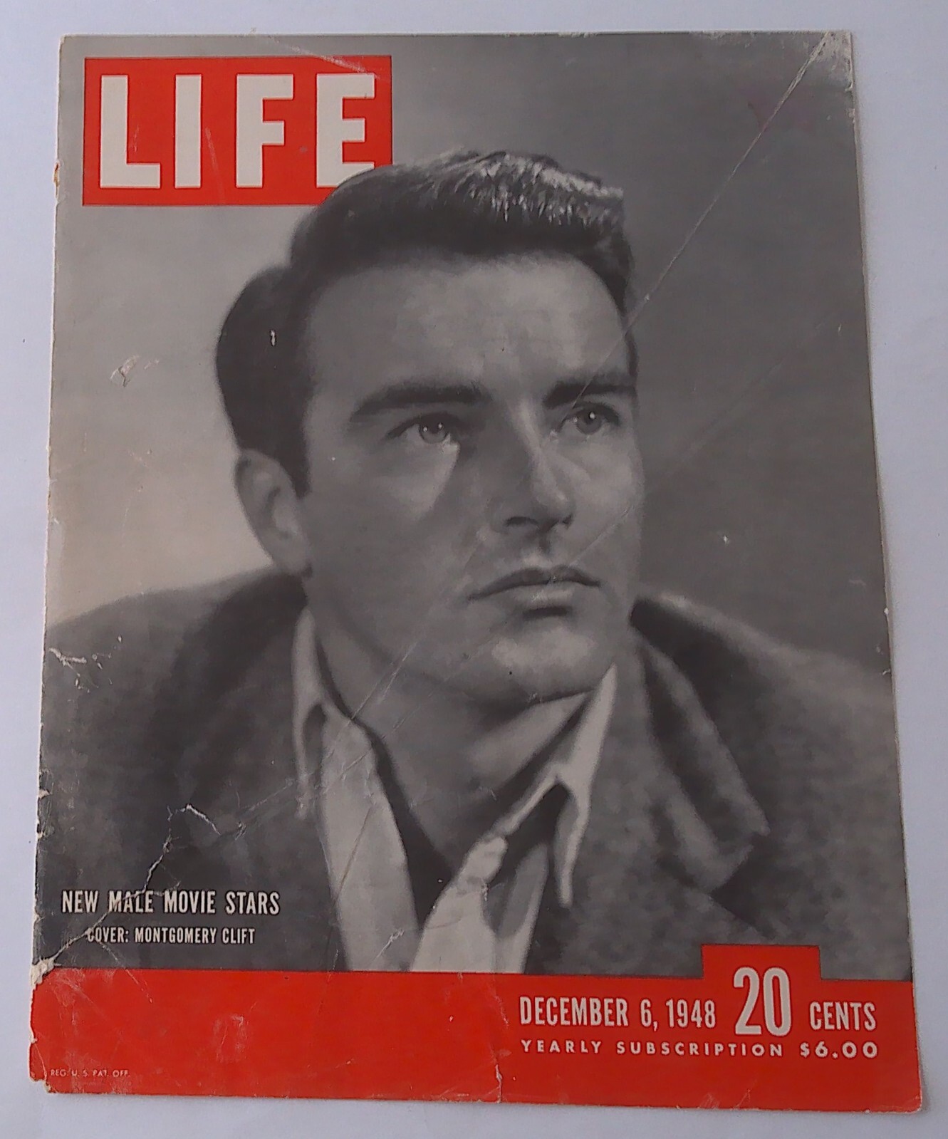 Life Magazine ( Montgomery Clift  ) COVER ONLY December 6, 1948