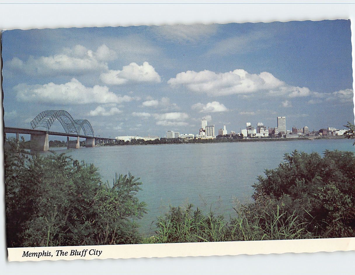 Postcard Memphis, The Bluff City, Memphis, Tennessee