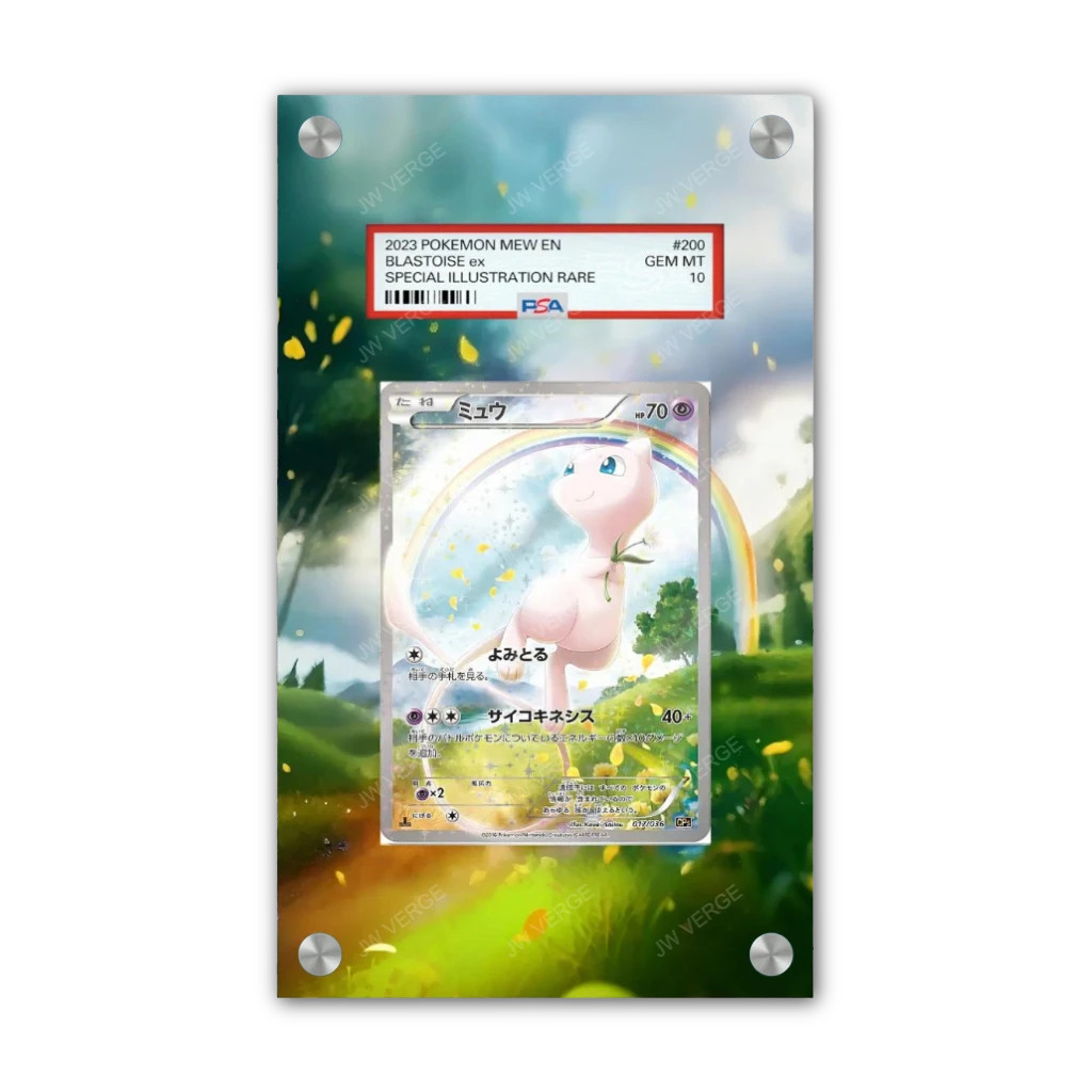 Mew XY110 - PSA Pokémon Extended Artwork Display Case