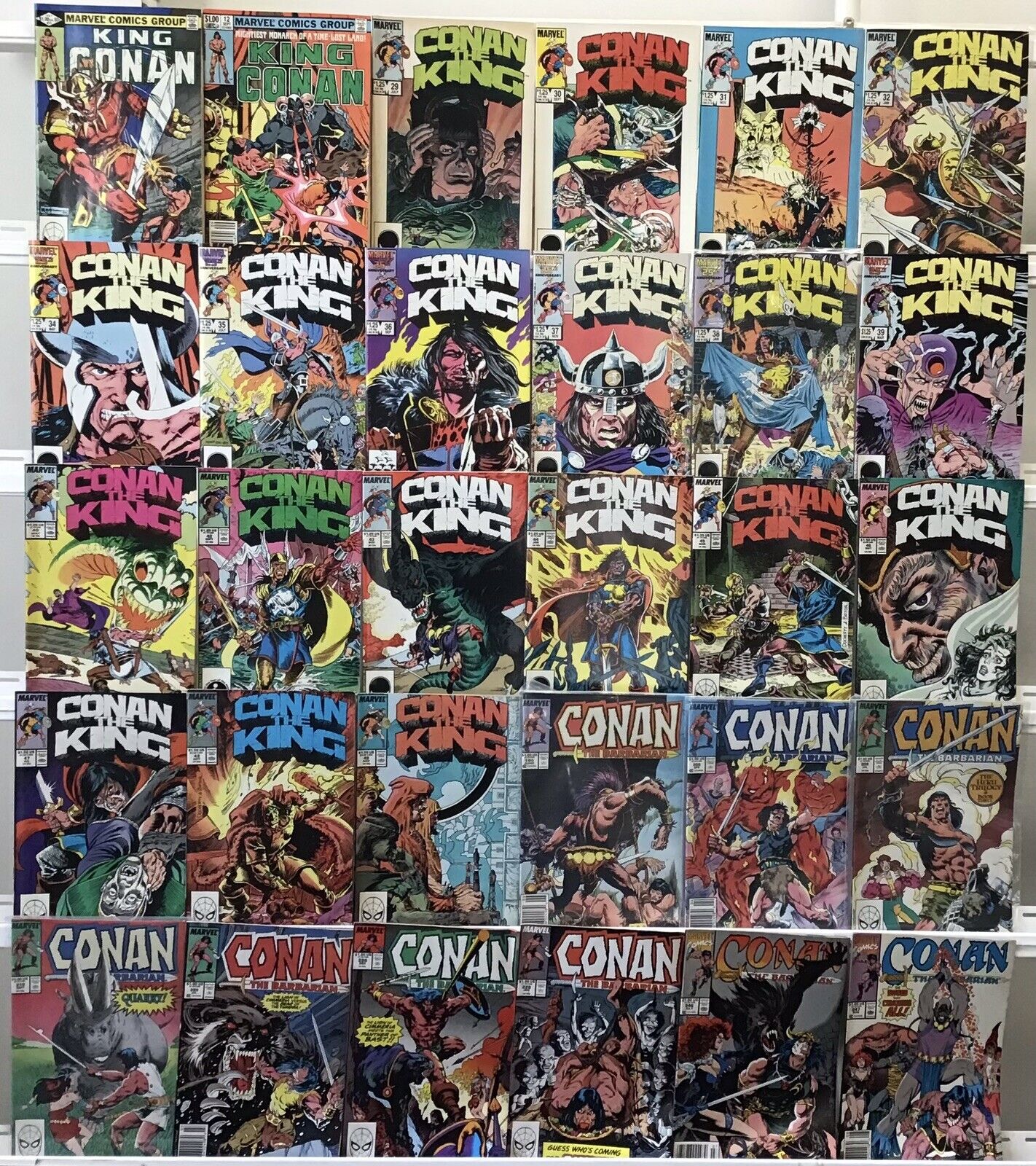 Marvel Comics - Conan The King - Comic Book Lot Of 30
