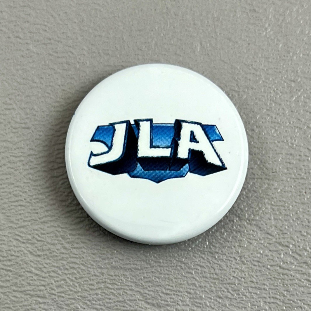 Vintage JLA Justice League America 1” Promotional Button DC Comics 1997 USA