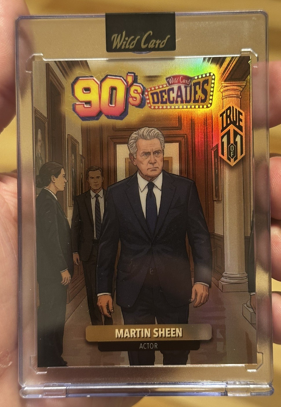 2026 Wild Card Decades 90’s Martin Sheen  True 1/1 CASE HIT  The West Wing 