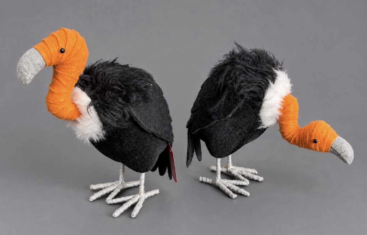 HYDE & EEK Target Buzz & Scraps Halloween Vultures, Set of 2 with Tags