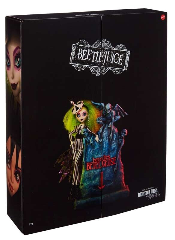 Beetlejuice & Lydia Deetz Monster High Skullector Doll 2 Pack In Hand Ready Ship