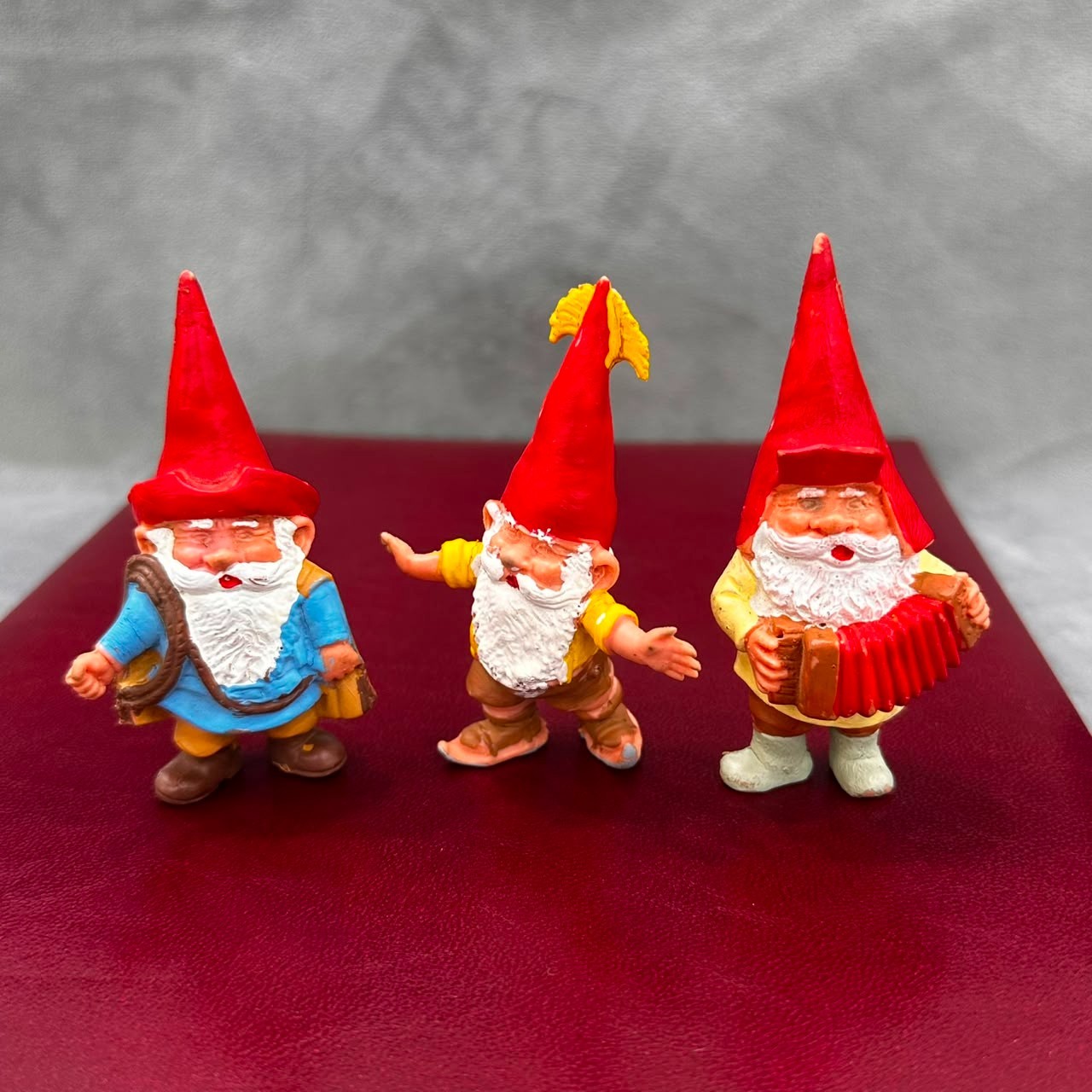 Vintage 1980s David The Gnome BRB PVC Figures Lot of 3 Mining Tools Collectible Vintage 1980s David The Gnome BRB PVC Figures Lot of 3 Mining Tools Collectible