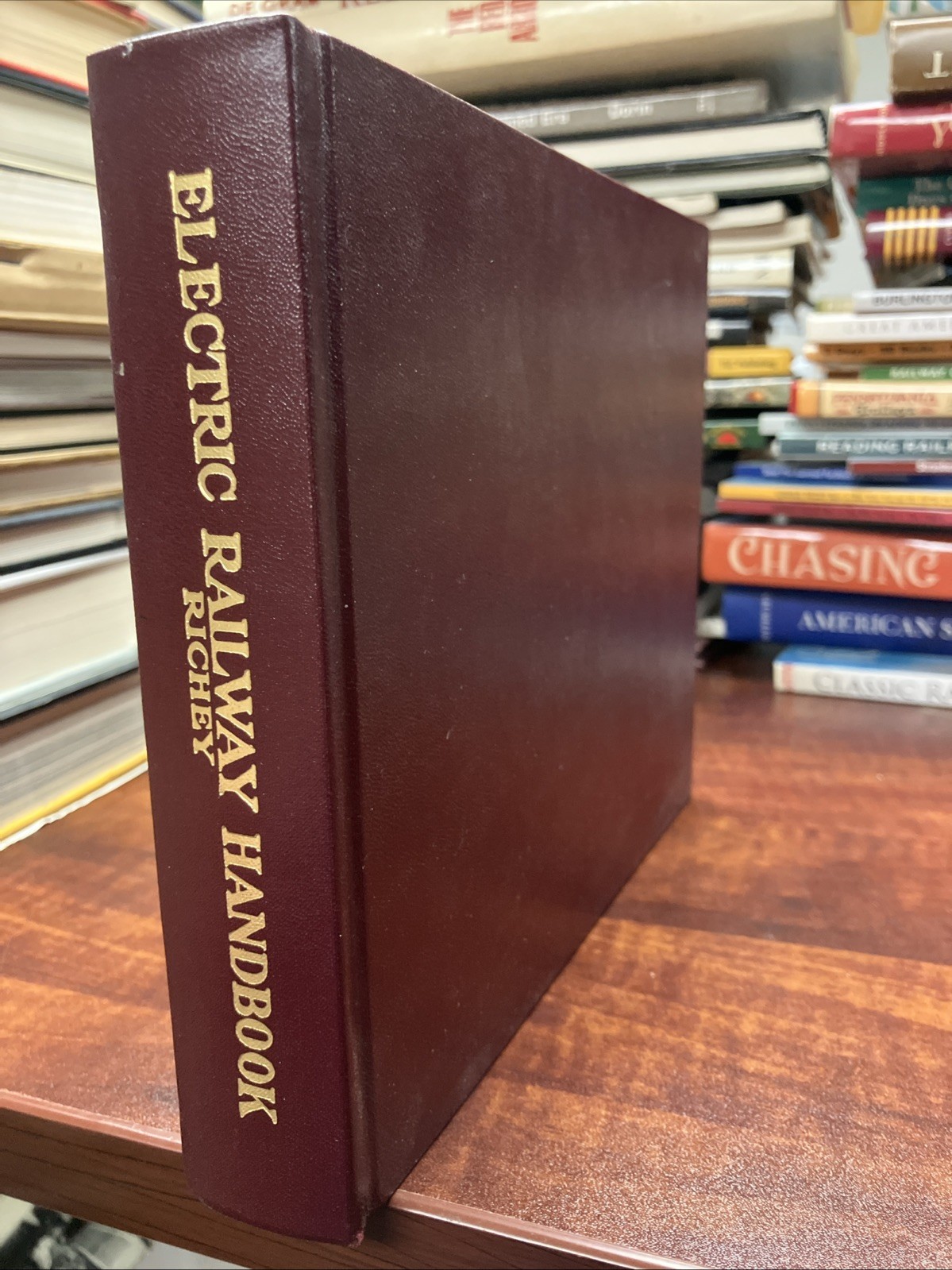 electric railway handbook 1924 richey hardback (reprint)