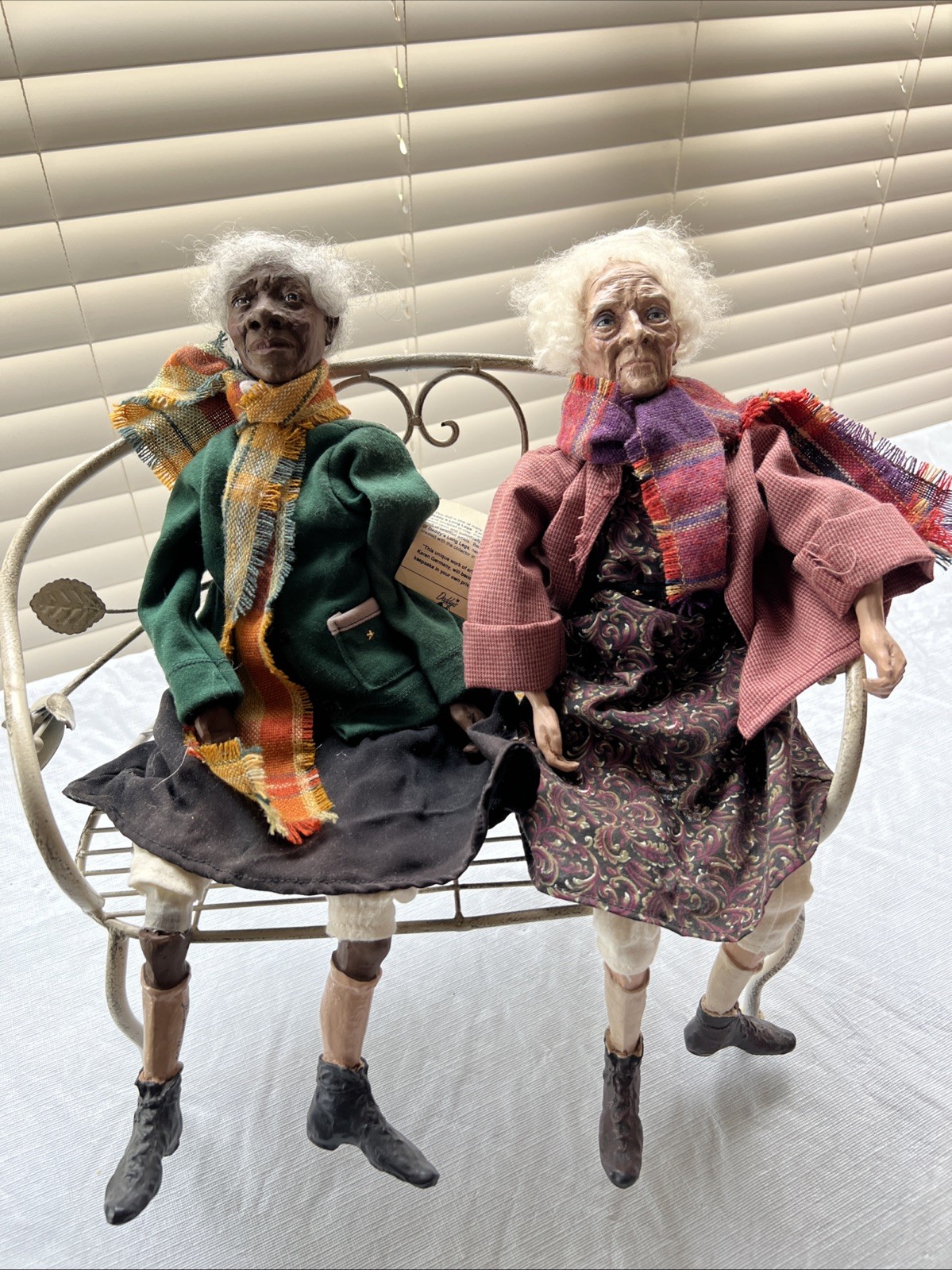Vintage Daddy’s Long Legs by Karen Germany dolls And Bench Vintage Daddy’s Long Legs by Karen Germany dolls And Bench