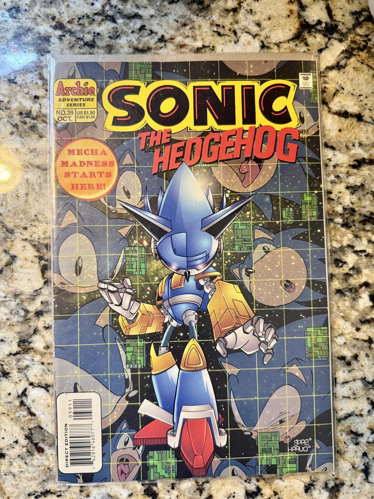 Sonic the Hedgehog 39 1996 First Appearance Of Mecha-Sonic Archie Key