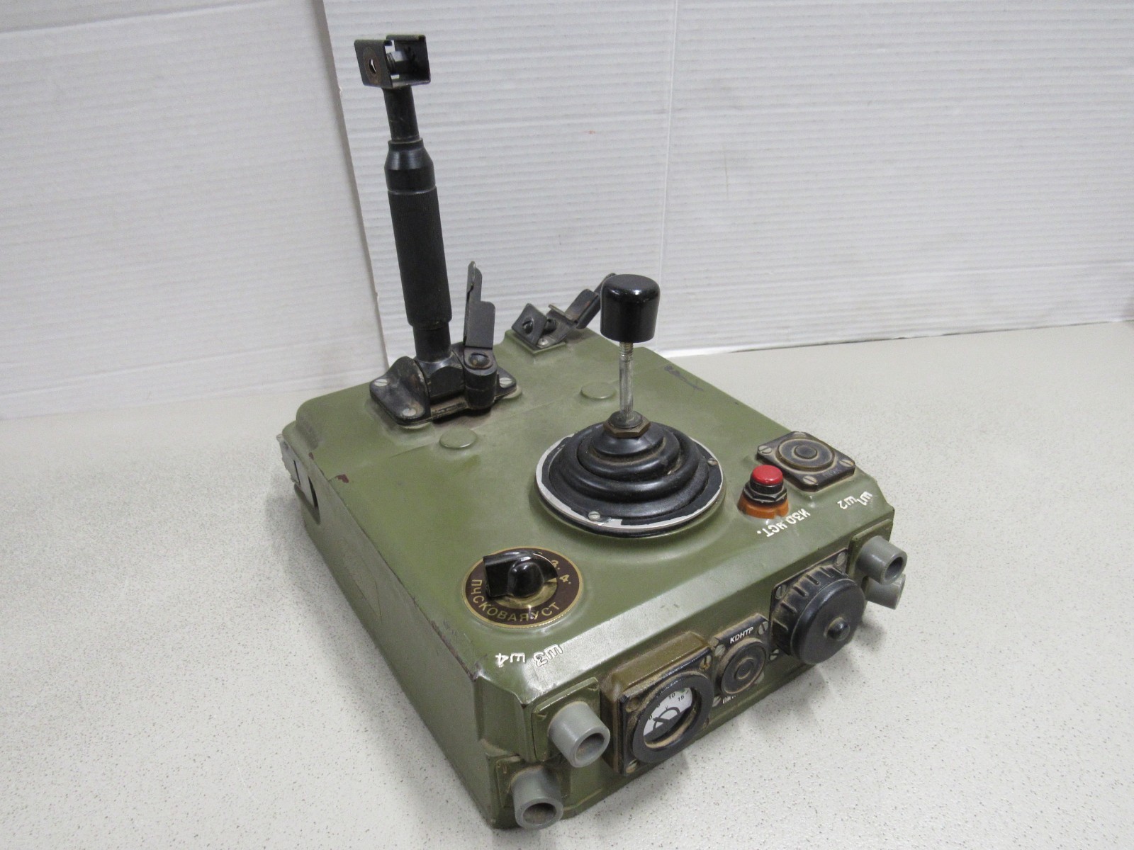 Vintage Russian Soviet Control Box Joystick for Manpack Malyutka 1960s 1970s
