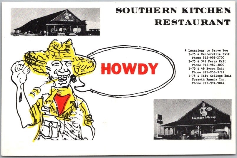 BYRON, Georgia Postcard 