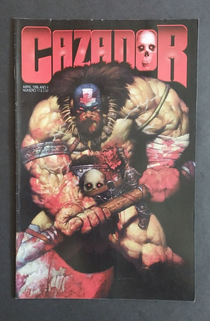 1996 El Cazador Argentina Underground Adult Comic Magazine Issue #17 with Poster