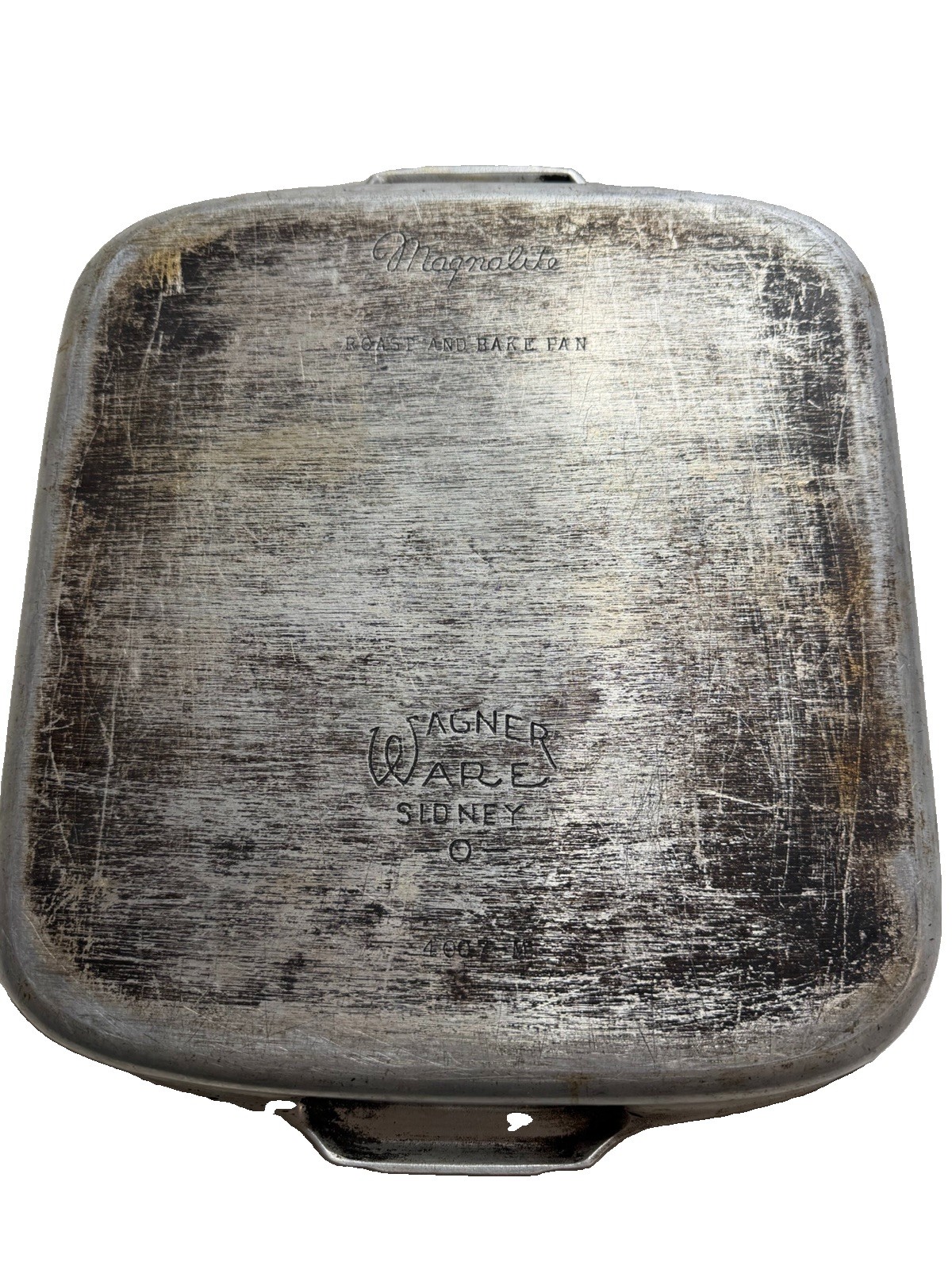 Vintage Wagner Ware Sidney O MAGNALITE Roast and Bake Pan 4007-P USA