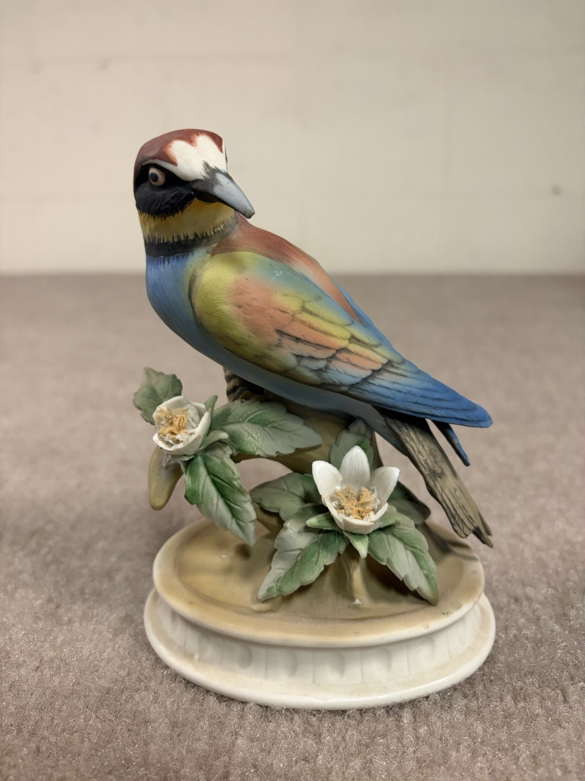 Vintage Lefton China Bee Eater Bird Figurine KW1707A Hand Painted Porcelain