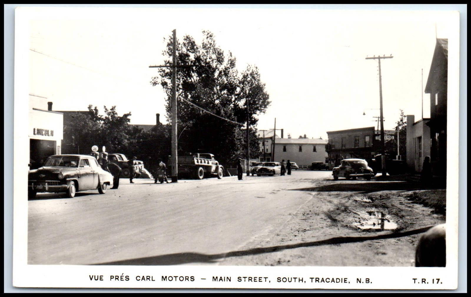Postcard RPPC LINCOLNVUE PR�S CARL MOTORS-MAIN STREET, SOUTH, TRACADIE K118 Postcard RPPC LINCOLNVUE PR�S CARL MOTORS-MAIN STREET, SOUTH, TRACADIE K118