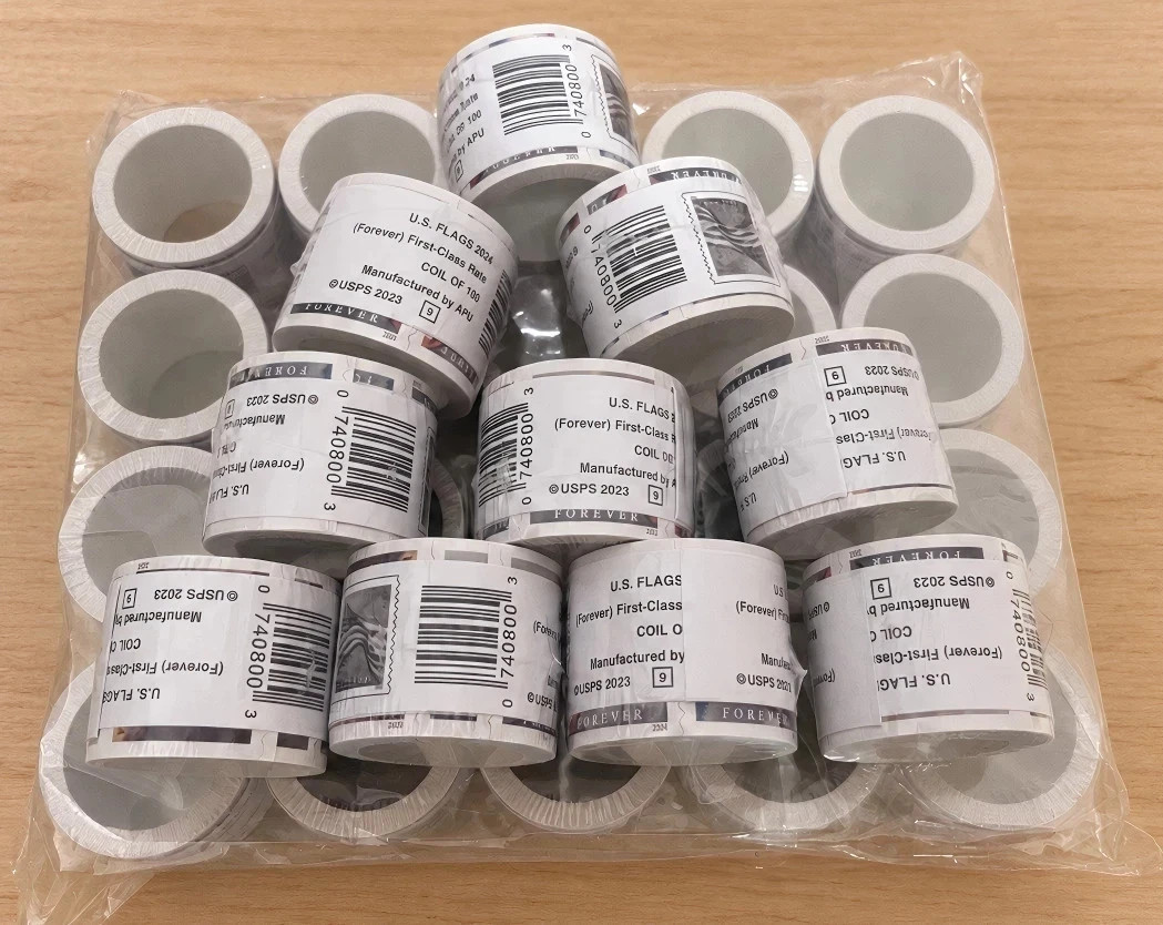 10 rolls of 1000 usps - postage,Special Sale ,New 2024