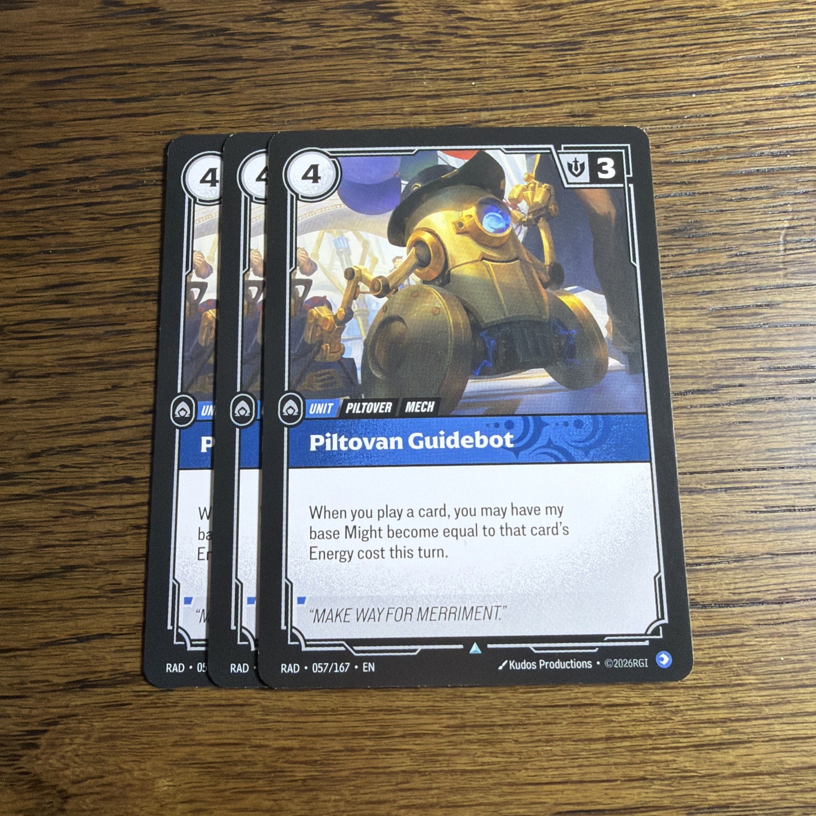 Piltovan Guidebot 057/167 Uncommon Radiance Riftbound Near Mint