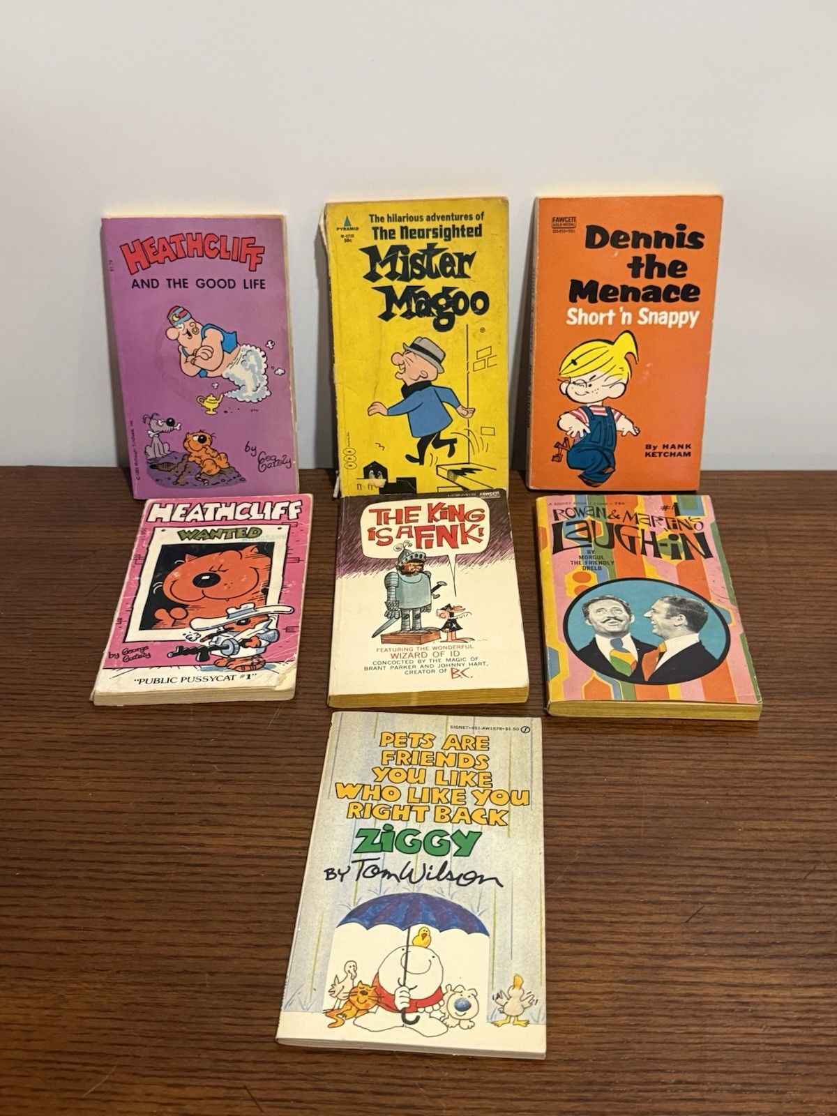 Vintage Comic Paperback Book Lot - Heathcliff, Mister Magoo Vintage Comic Paperback Book Lot - Heathcliff, Mister Magoo