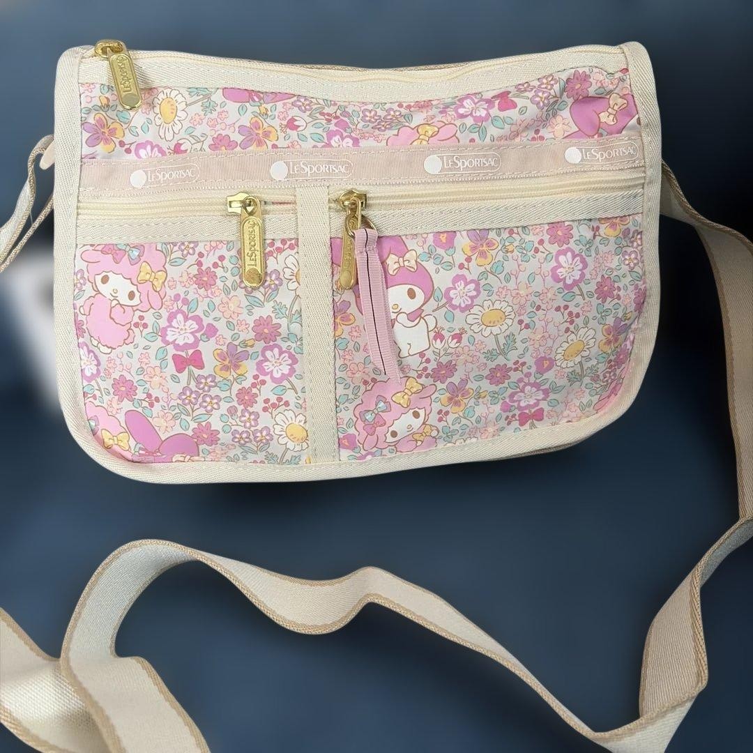 LeSportsac x Sanrio My Melody Shoulder Bag Pink Floral Small Everyday Tote