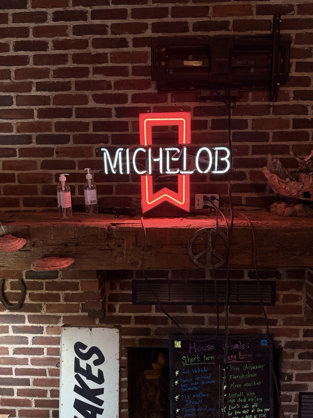 Vintage Michelob Beer Ribber Sign Circa. 1988