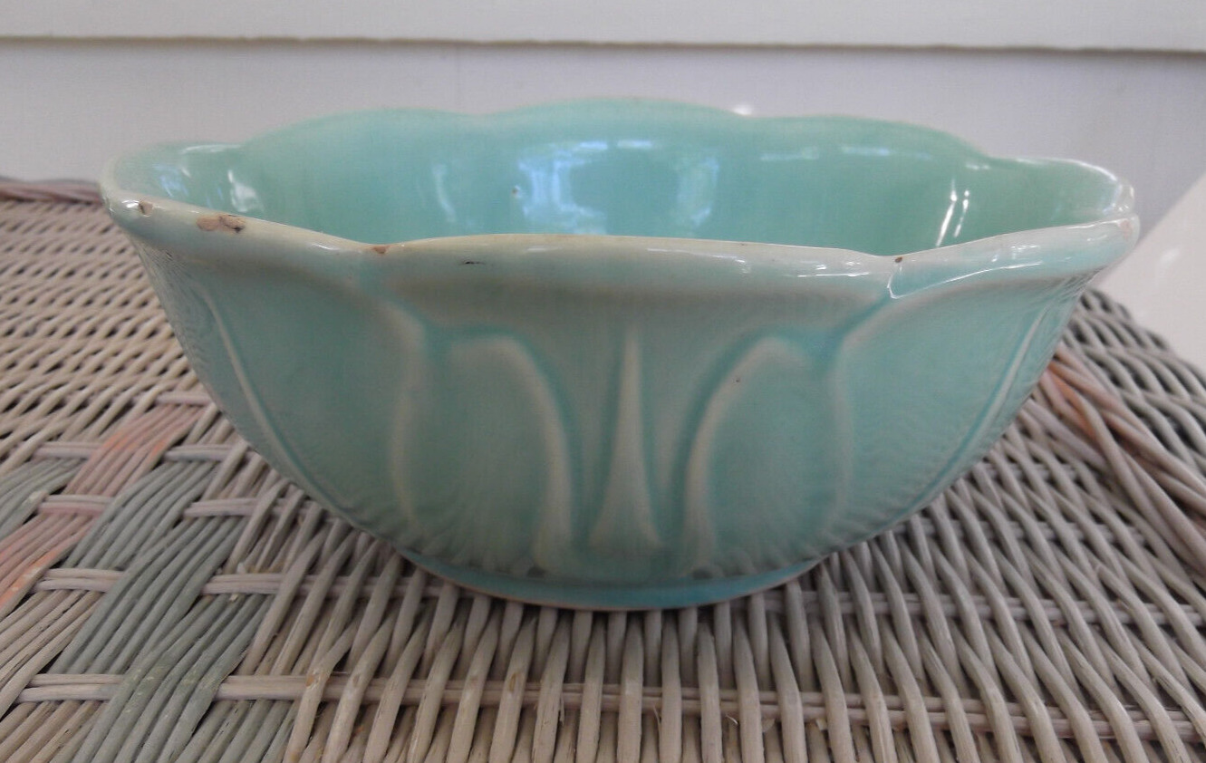USA Marked Blue/Green Turquoise Pottery 8