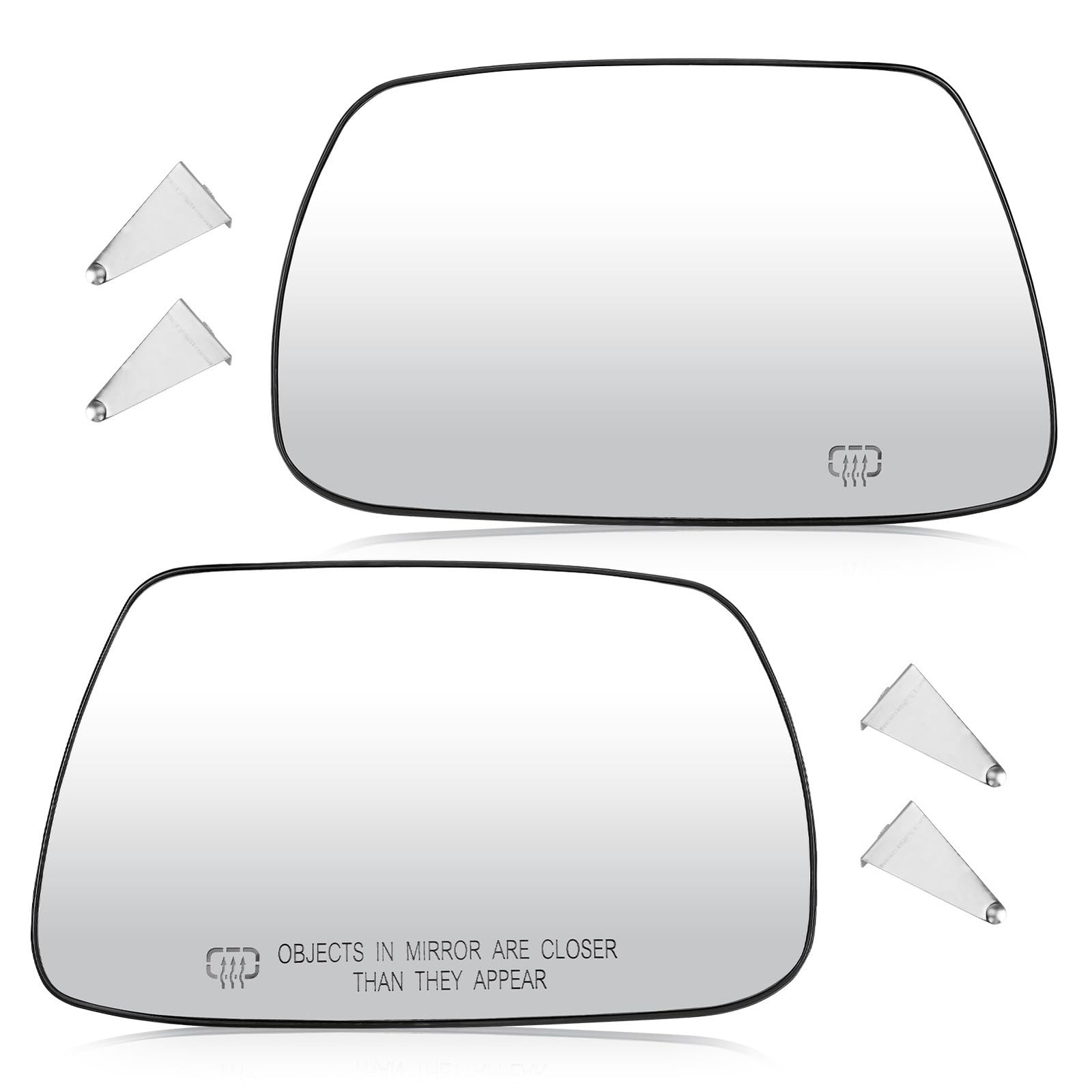 Driver left and Passenger Right Side Mirror Glass with Heated Fit for Jeep Grand Driver left and Passenger Right Side Mirror Glass with Heated Fit for Jeep Grand