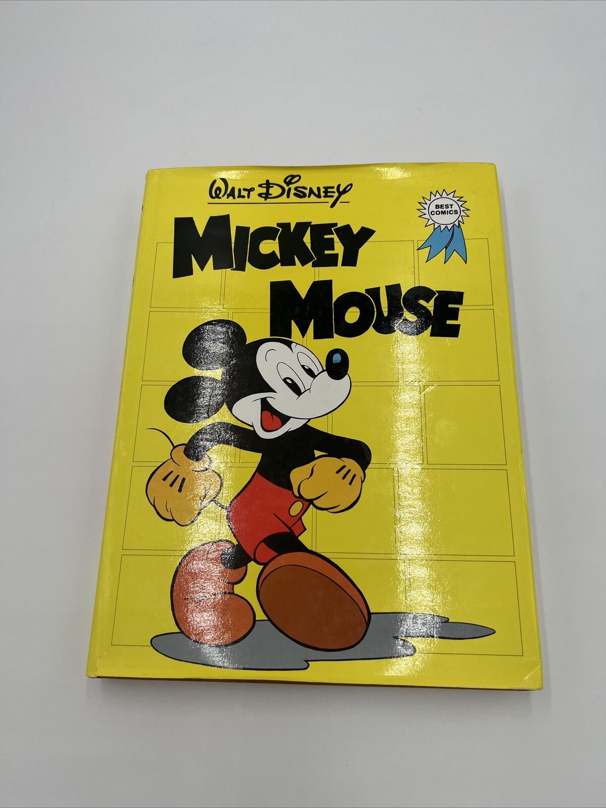 Vintage 1978 Walt Disney Mickey Mouse Hardcover Best Comics Book