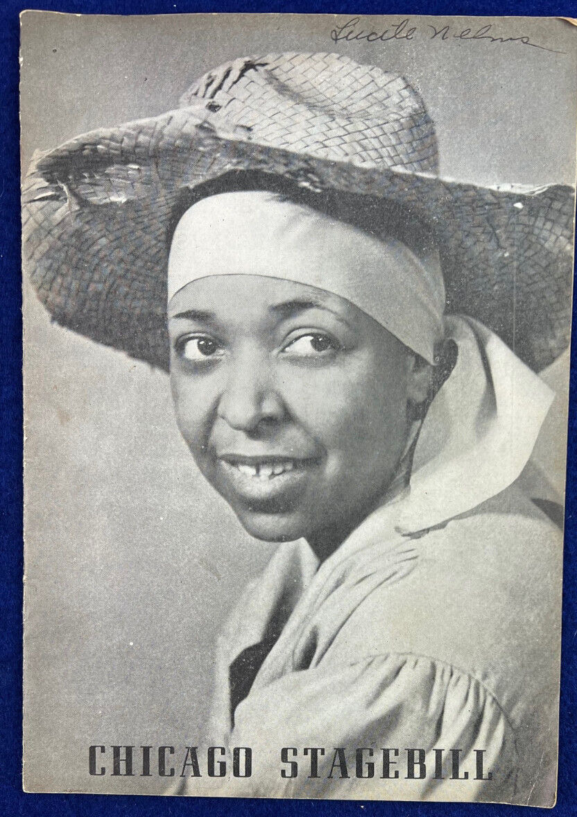 1939 Ethel Waters Mamba's Daughters Gullah African American 1st TV Program Book