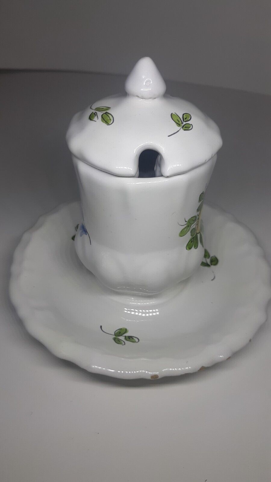 Fine Porcelain Italy Tea Service Sugar Bowl With Lid