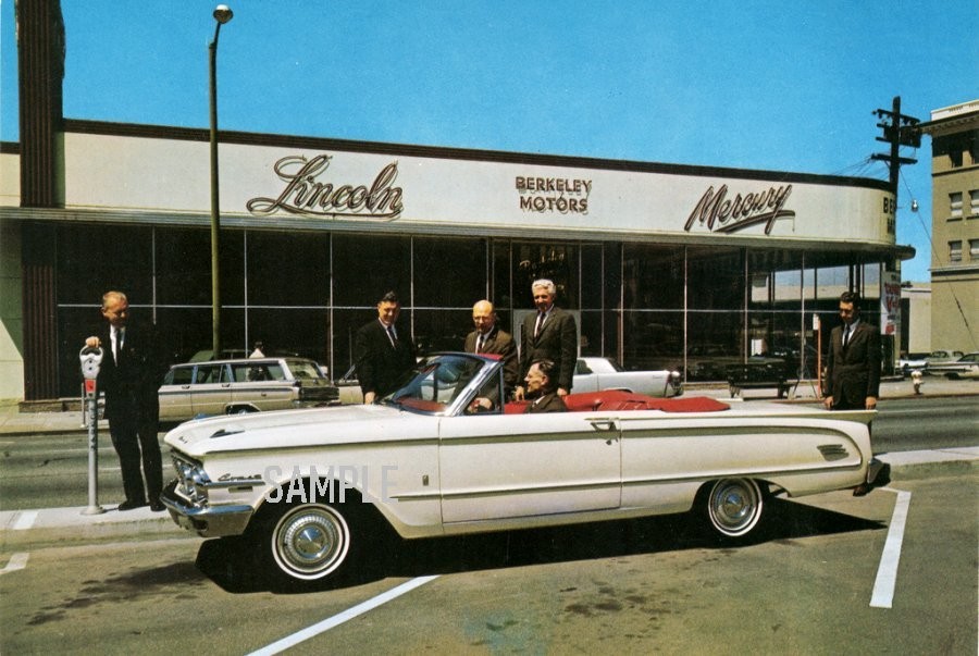 1963 LINCOLN-MERCURY DEALER 4x6 Borderless Photo COMET 1963 LINCOLN-MERCURY DEALER 4x6 Borderless Photo COMET