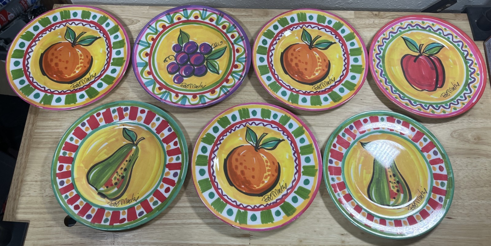 Vintage Sakura Evolution Bob Mackie Melamine - 8 1/2