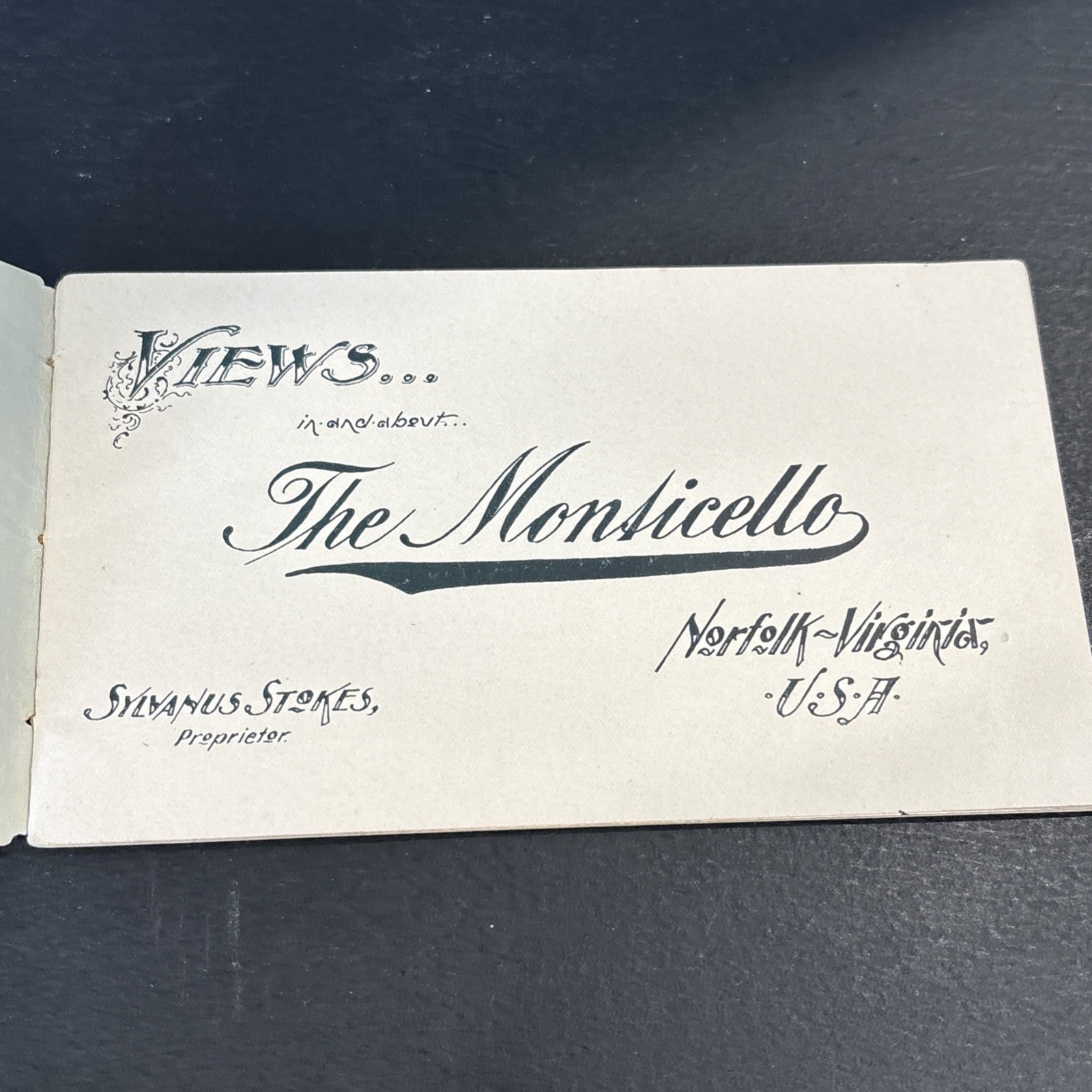 The Monticello Hotel Norfolk Virginia Views in and about Illustrated Souvenir